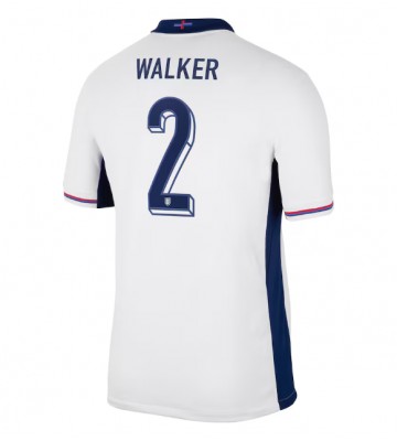 Inglaterra Kyle Walker #2 Primera Equipación Eurocopa 2024 Manga Corta